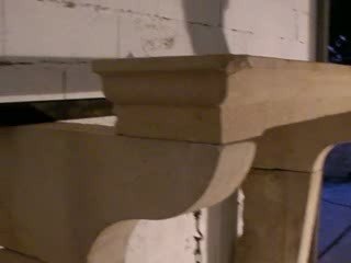 Cheminée ancienne en pierre XVIIIeme