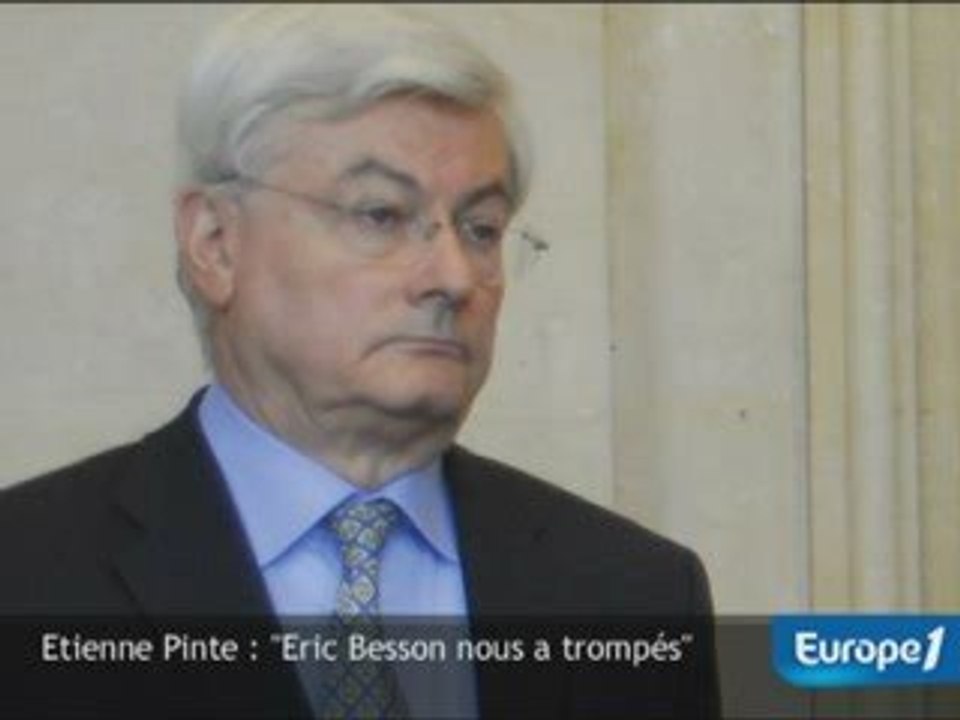 "Eric Besson nous a trompés"