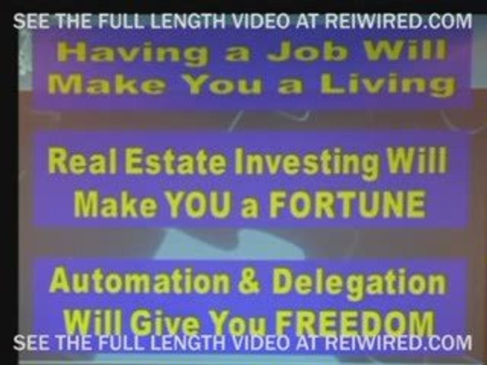 50 Minute Real Estate Riches System – Part 1 | REI Wired