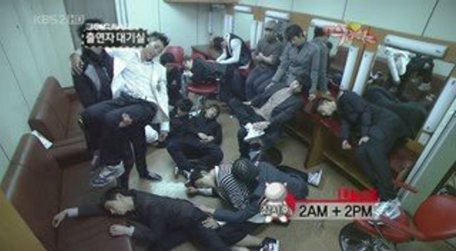 2AM + 2PM At Waiting Room [KBS Music Bank 17.10.2008]