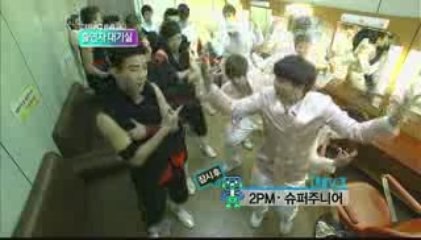 2PM & Super Junior - Waiting Room (Music Bank) 15.05.2009