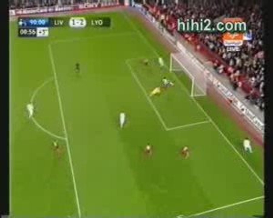 lyon contre liverpool le 2 éme but Delgado