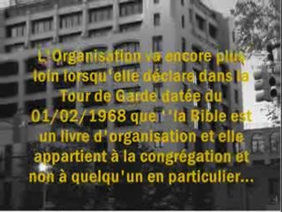 Les Témoins de Jéhovah et la Bible