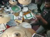 drummer sridhar drums solo spinning stick