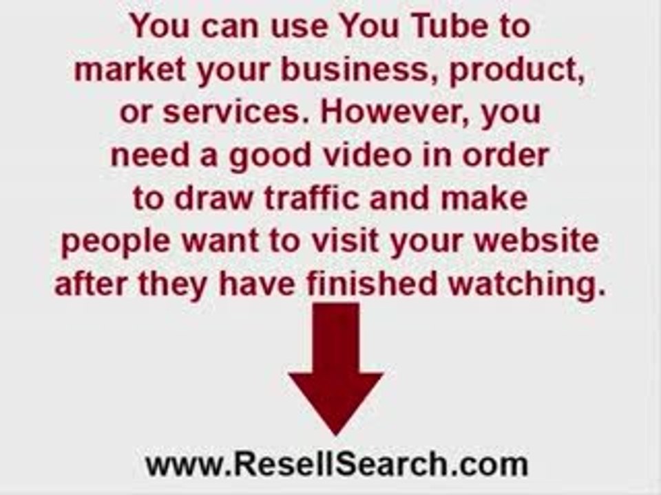 Creating The Perfect YouTube Marketing Video with MRR