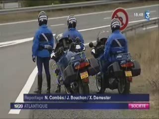 Contrôles renforcés sur la N137 La Rochelle-Rochefort 2009