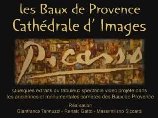 Cathédrale d' Images - Picasso - les Baux de Provence