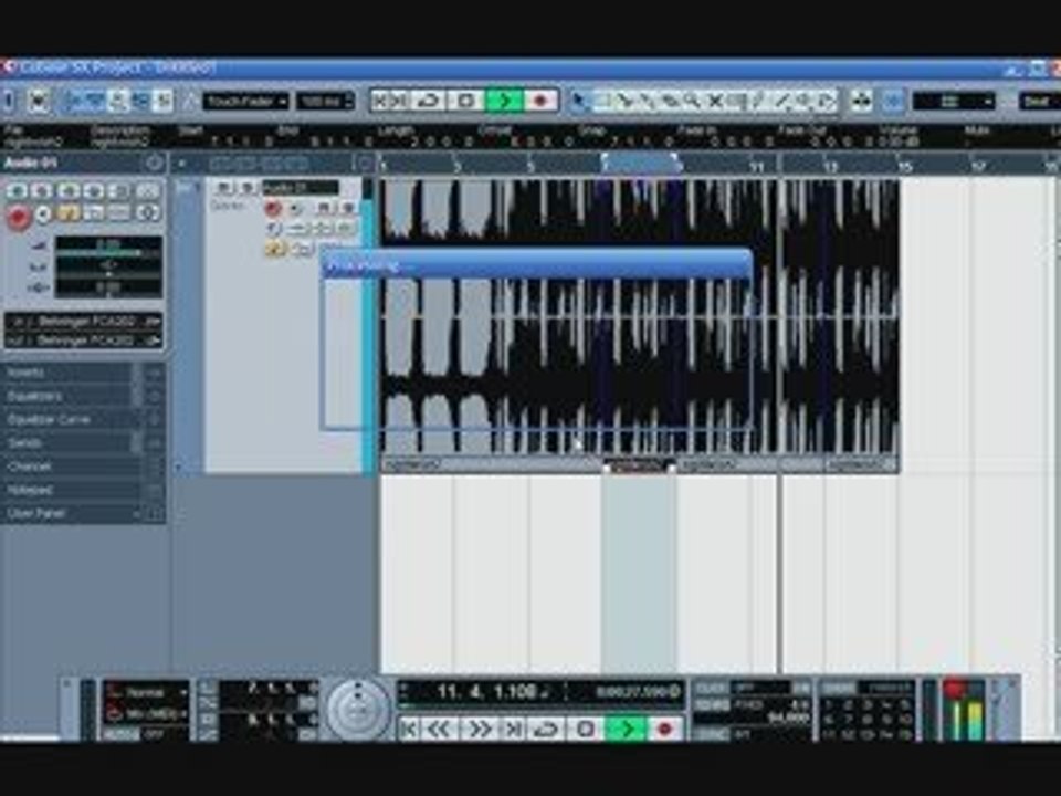 Cubase Pitch Technique - Turntable Shut-Off