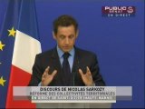 EVENEMENT,Discours de Nicolas Sarkozy sur la réforme territoriale