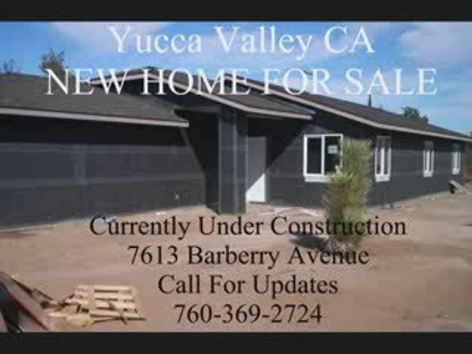 New Yucca Valley Home For Sale