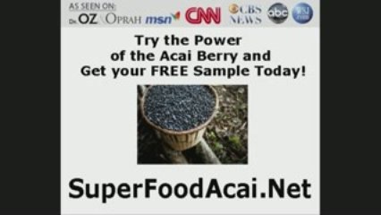 Lose Weight? Try our FREE Acai Berry Sample!