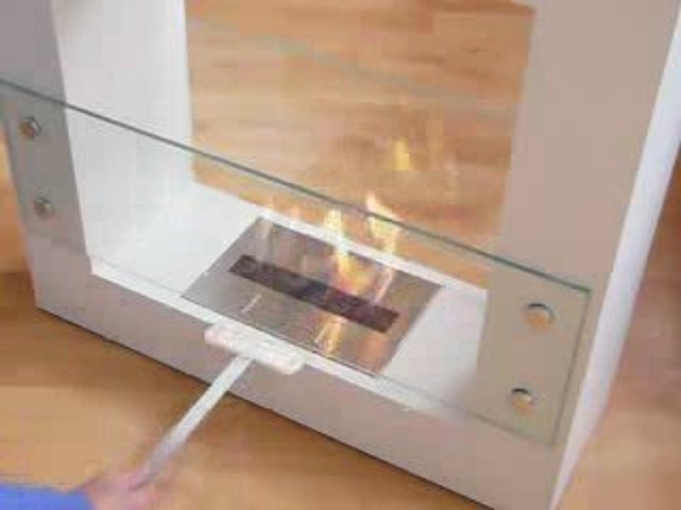 Cheminée au bio-éthanol MINSK Blanc