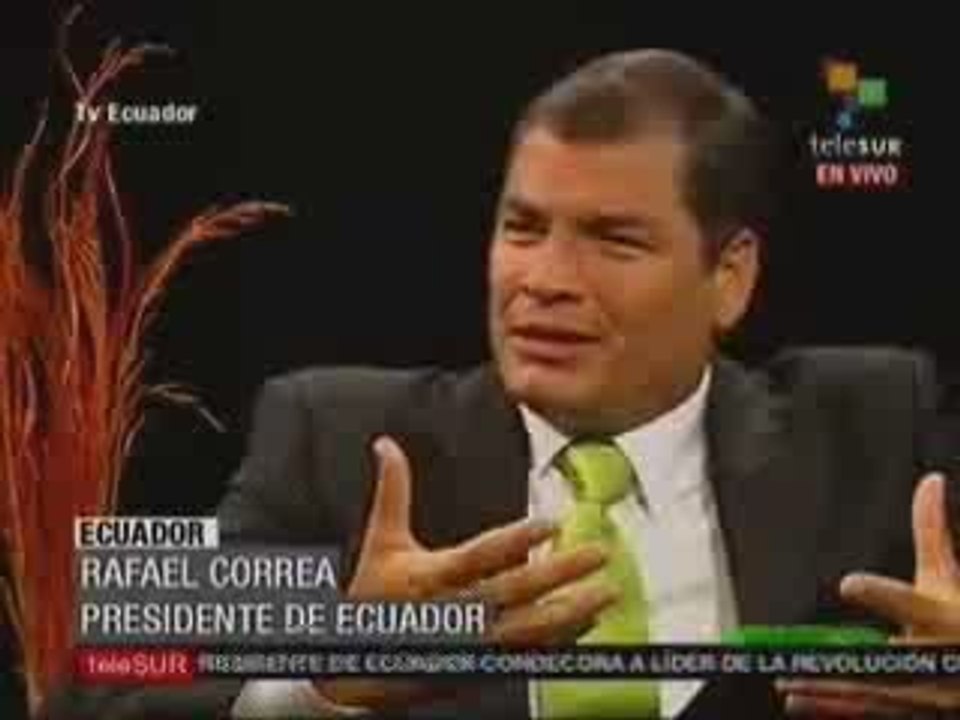 Presidente Rafael Correa sobre concesiones mineras