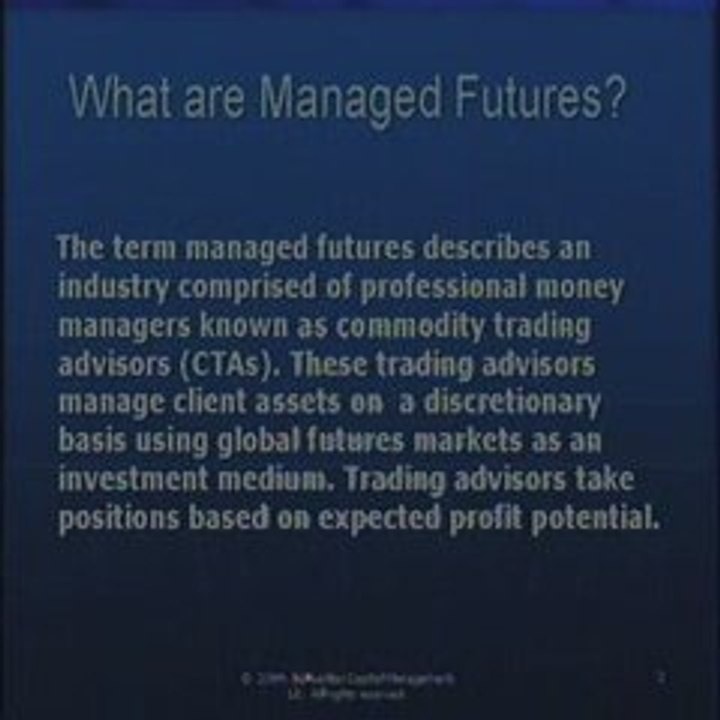 Understanding Managed Futures - Clip 2