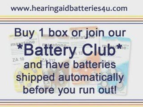 Hearing Aid Batteries