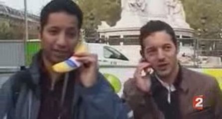 #bananarepublique vs #jeansarkozypartout @JT France2 22oct09