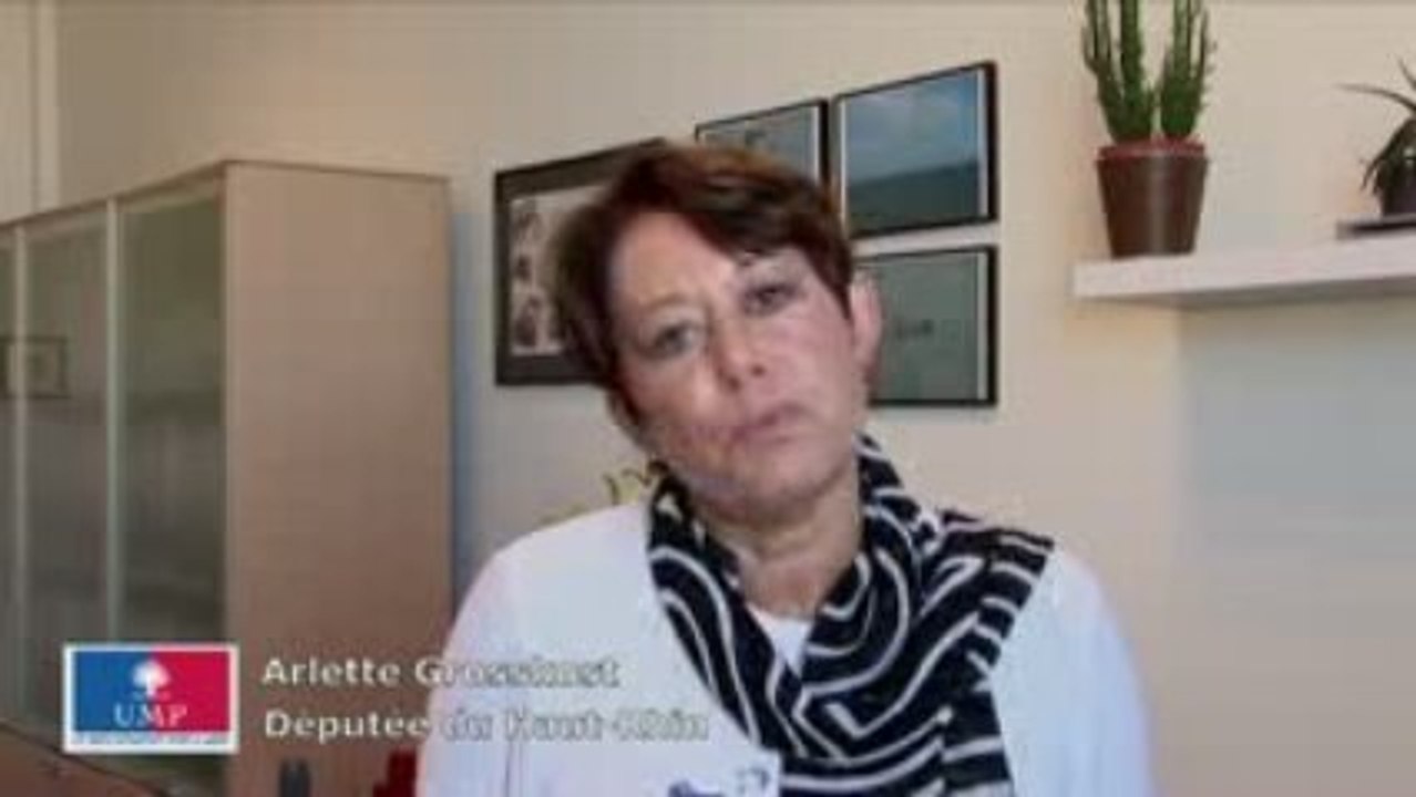 Grand emprunt : itw d'Arlette Grosskost