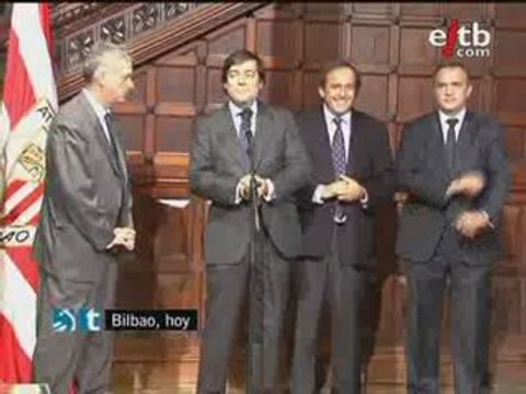 Platini ha estado en Bilbo