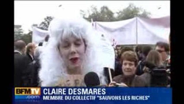 Foule de journalistes et de manifestants pour l'affaire Jean Sarkozy