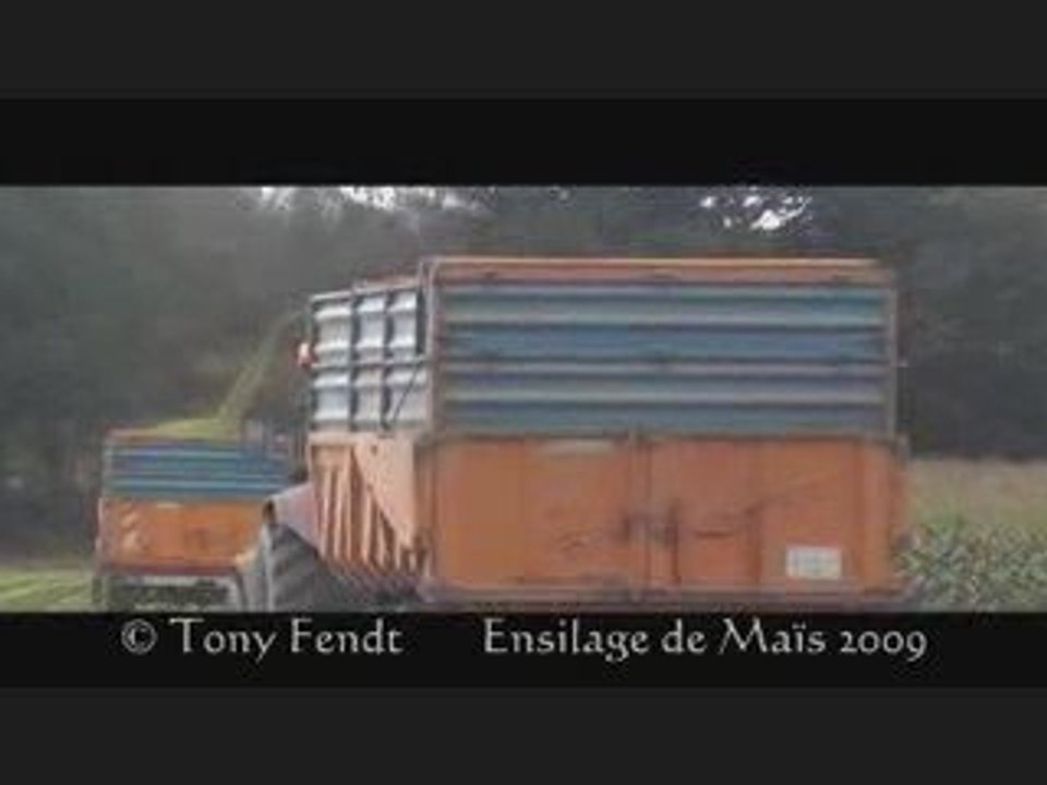 Ensilage de Maïs 2009 Chantier °2 Tony Fendt