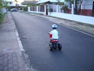 Alex en moto