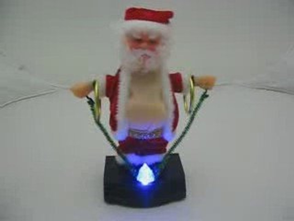 PERE NOEL AUTOMATE ACROBATE DE CIRQUE