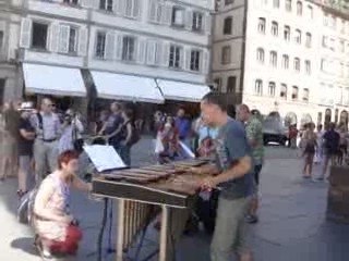 Scène de rue à Strasbourg -musique