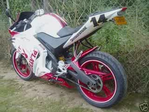 08 Yamaha YZF R125 Ltd Edition White Playboy Race GP Replica