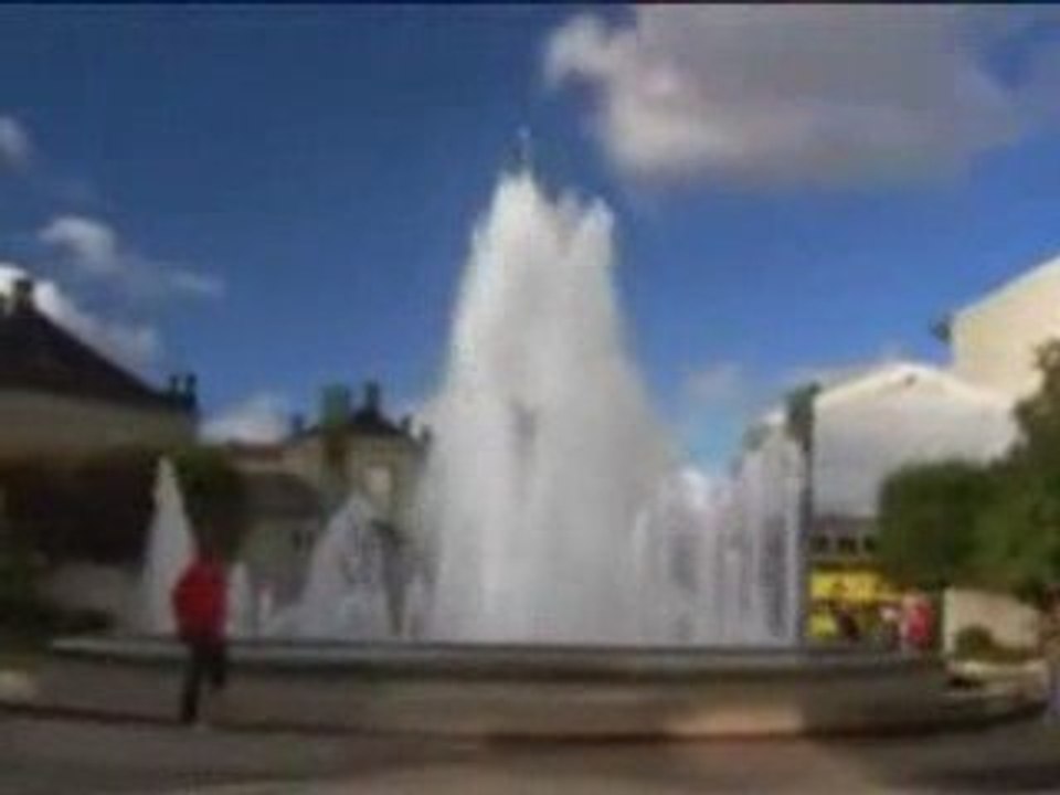 Surfer sur une fontaine