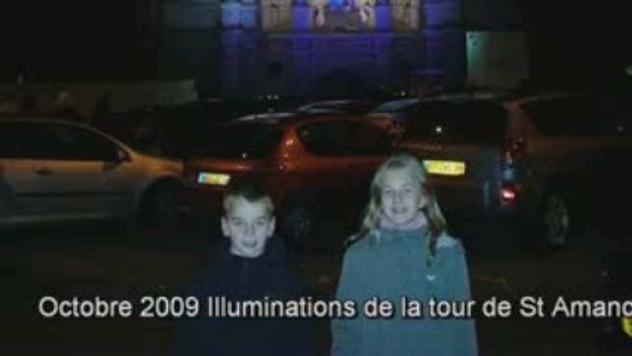 Illuminations de la tour de St Amand