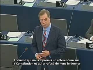 Nigel Farage: Donnez-nous l'Empereur Tony Blair