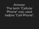 Cell Phone vs. Cellular Phone: Which Came First?