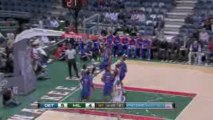 NBA Ben Wallace gets the steal and the Pistons get the ball