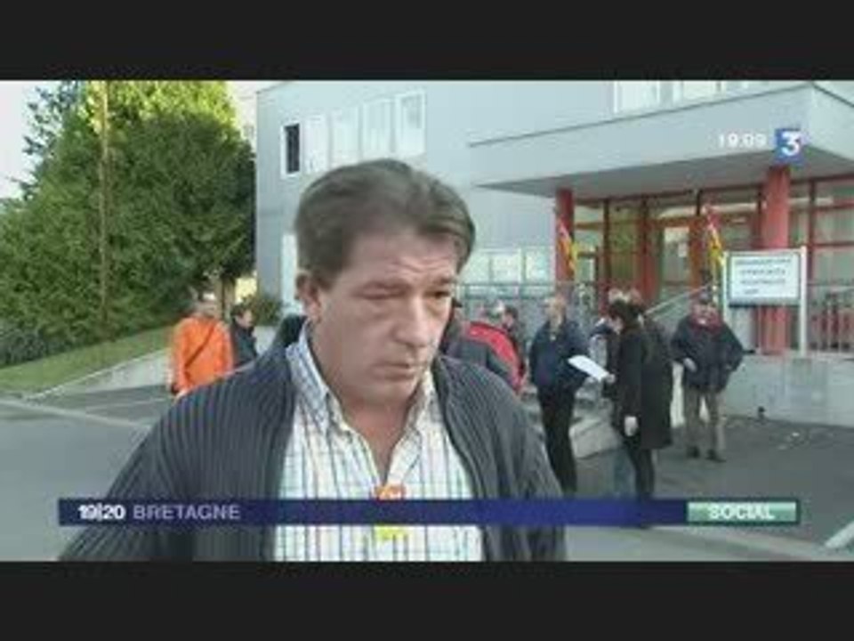 Greve Cheminots SNCF Mardi 20 octobre 2009 à Rennes