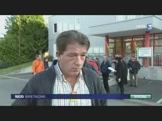 Greve Cheminots SNCF Mardi 20 octobre 2009 à Rennes