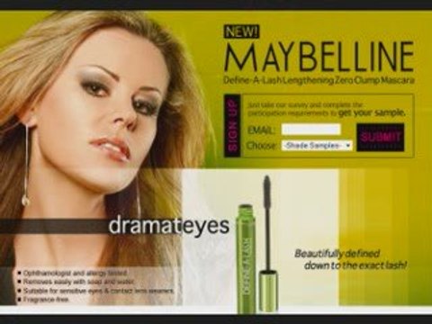 Free Maybelline Mascara!! Define-A-Lash Mascara
