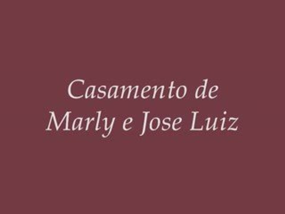 Casamento Marly e Jose Luiz