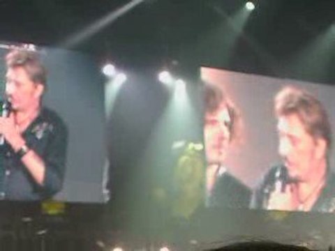 Concert de Johnny Hallyday à la HTG à Lyon le 22 oct. 2009