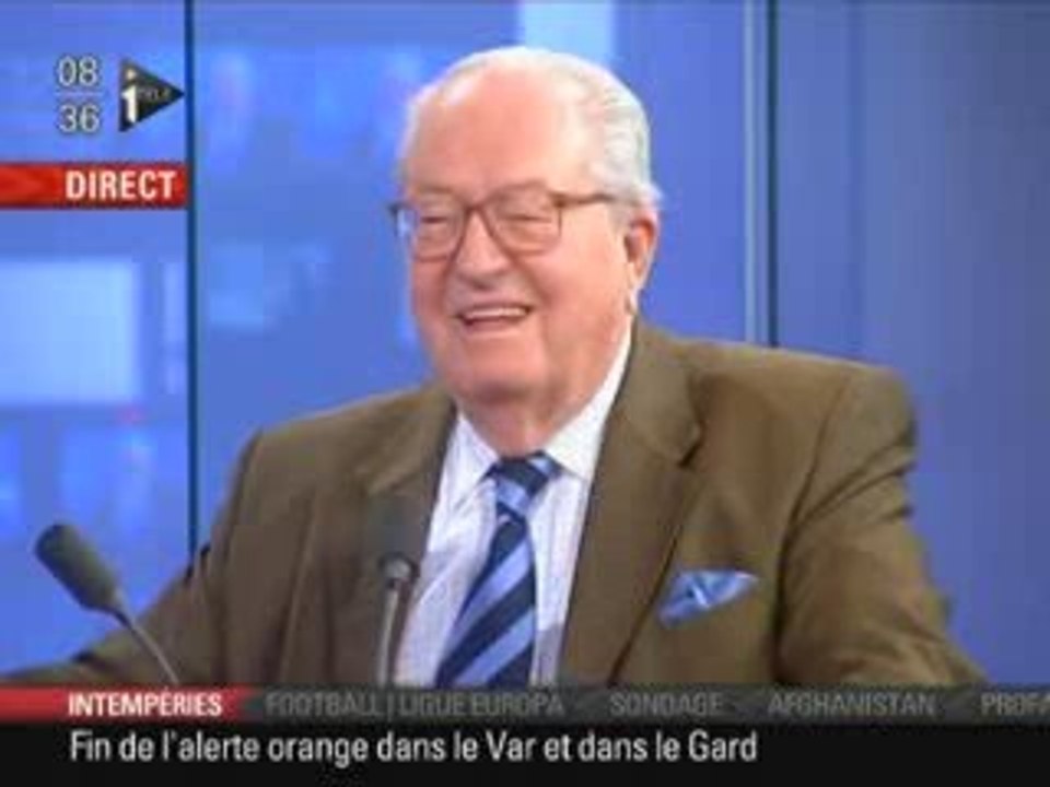 Jean-Marie Le Pen sur i>TELE 23/10/2009