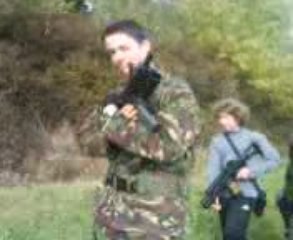 on etait entrain de marcher en foret