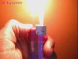 Lighter High Flame in Slow Motion