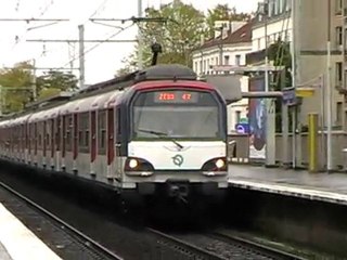 MS61 : Départ de la gare de Nanterre Ville sur la ligne A du RER