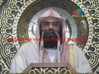 Cheikh 'Abderahmen Sudais ( Khutbah 2 )