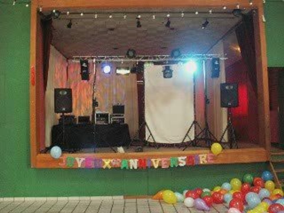 montage sono lumière pour une soirée