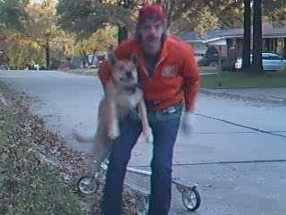 Trikke with Woody(How we Roll)