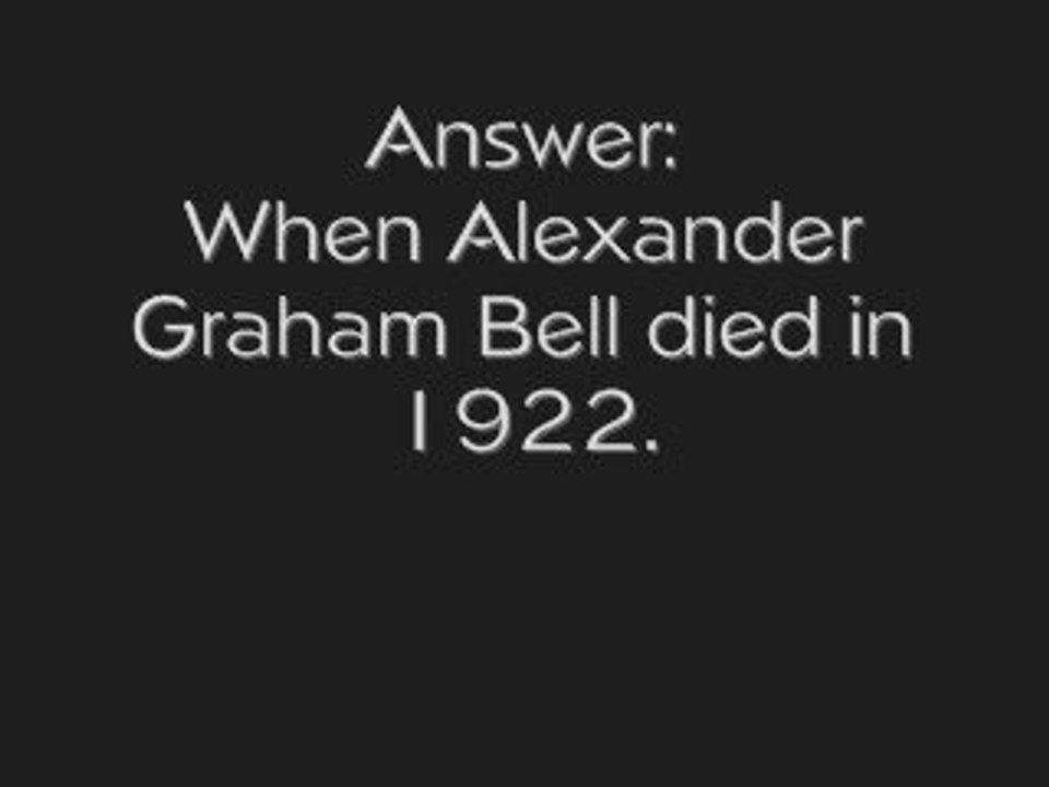 Phone Fact: When did all phones stop ringing ...