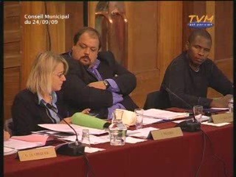 CONSEIL MUNICIPAL MONTREUIL (24/09/2009) - Introduction