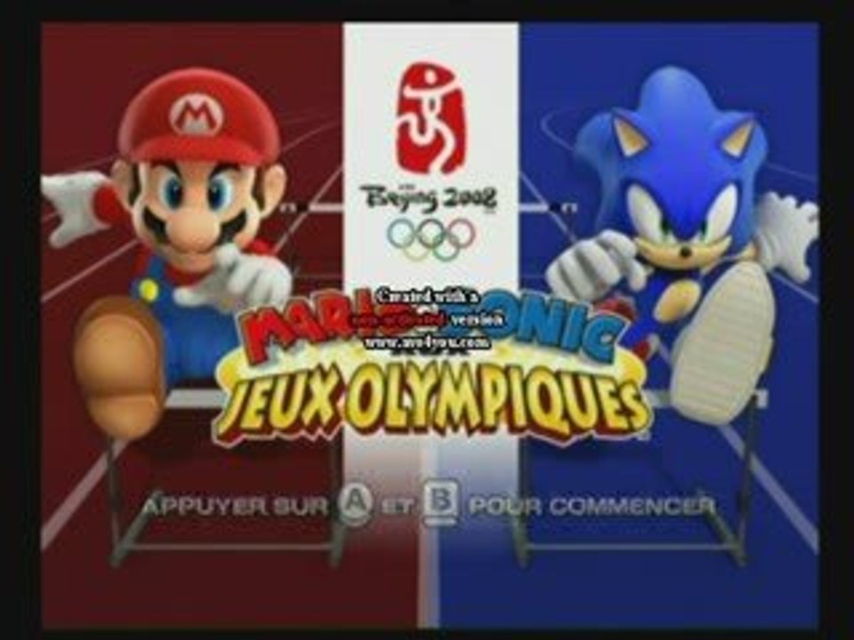 videotest mario et sonic au jo(wii)