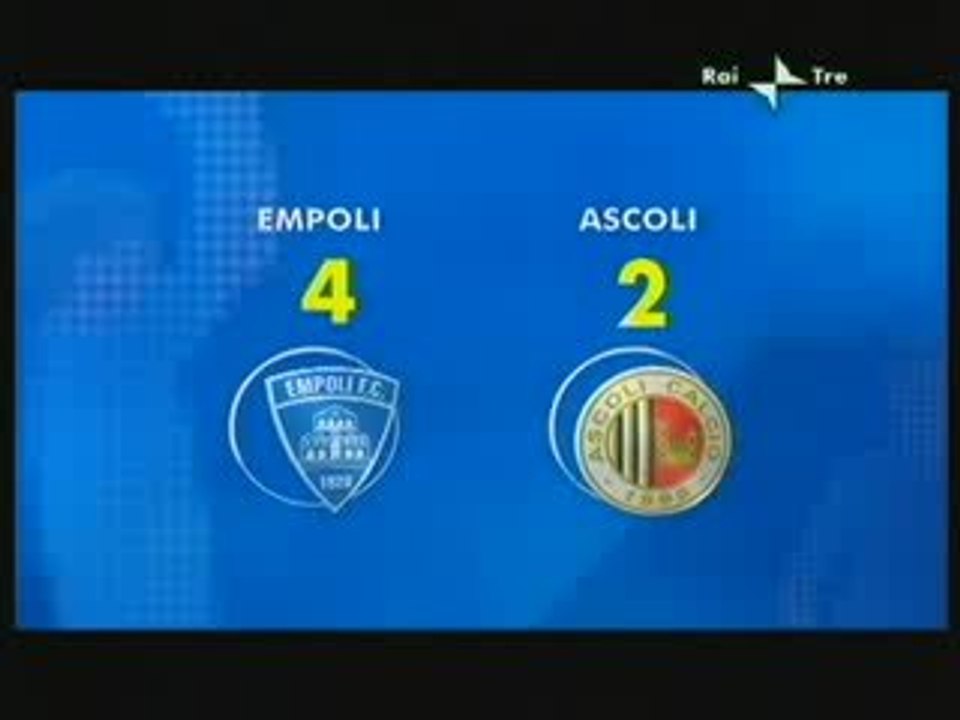 11^ giornata Empoli Ascoli 4-2 90°minuto