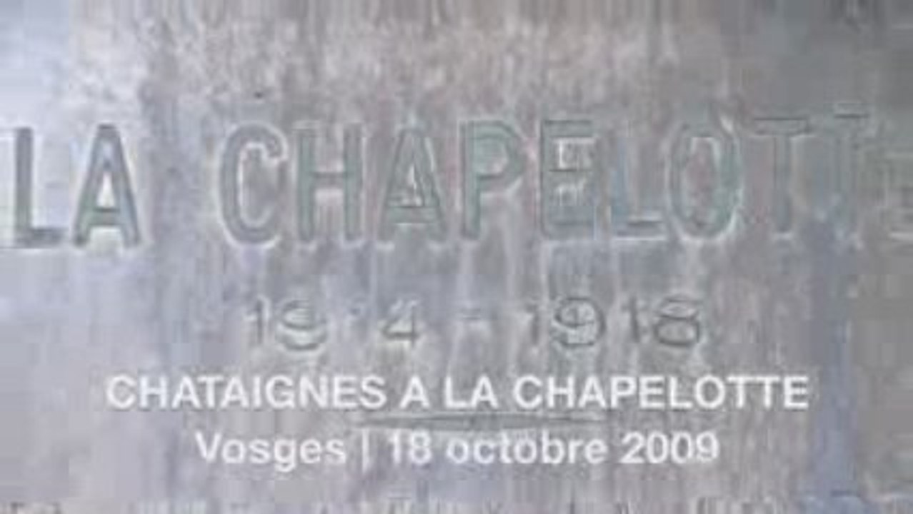 Châtaignes à la Chapelotte | Vosges | 18 octobre 2009